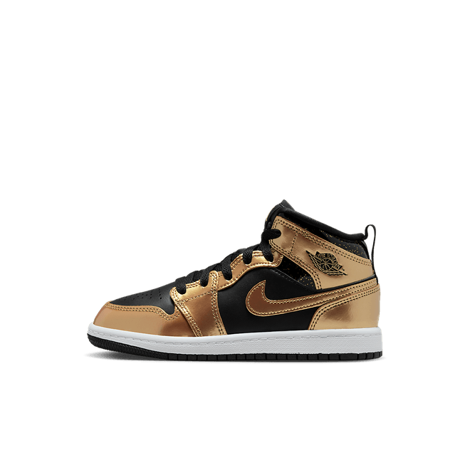 Air Jordan 1 Mid SE PS 'Metallic Gold Black' DR6968-071