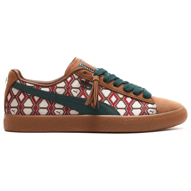 Puma Clyde Tassle Dapper Dan Frair Brown 388170-01