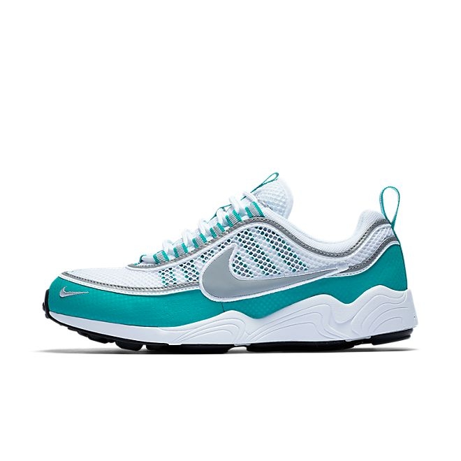 Nike Air Zoom Spiridon (White / Silver - Turbo Green - Laser Orange) 849776 102