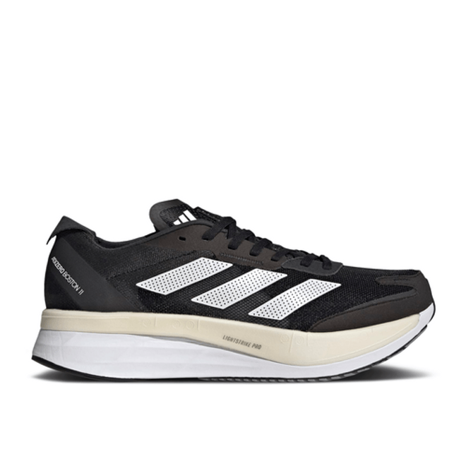 adidas Adizero Boston 11 Wide 'Black White Carbon' GV9630