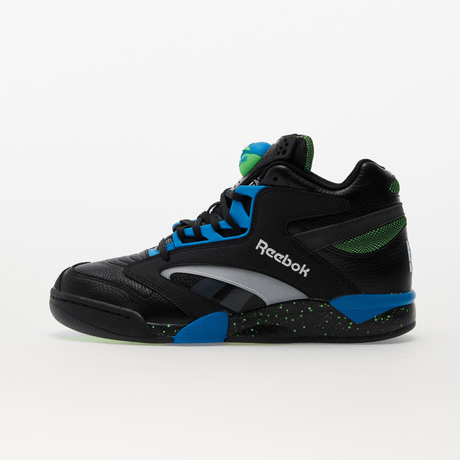 Reebok Shaq Victory Pump Core Black/ Energy Blue/ Solid Lime H06491