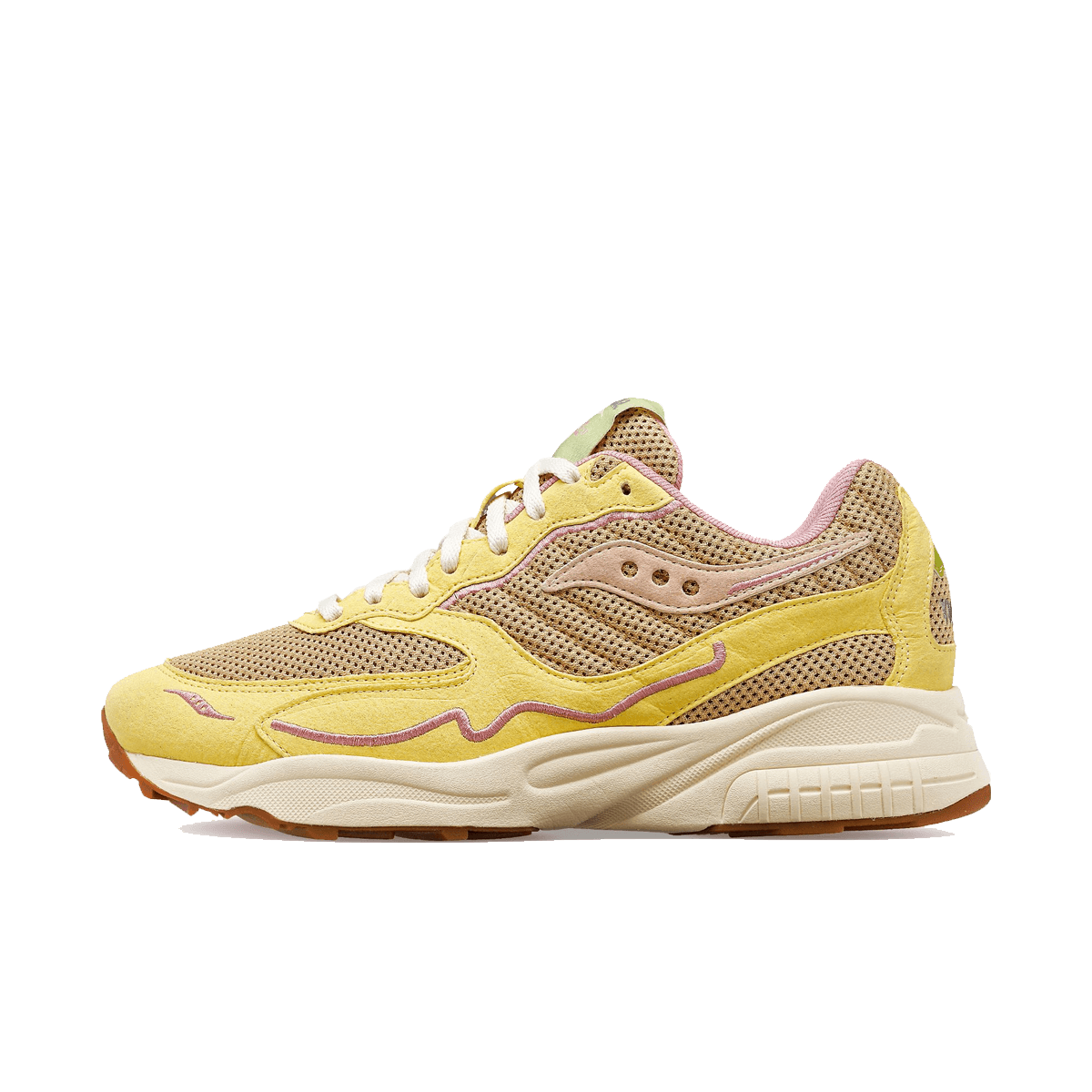 Saucony 3D Grid Hurricane 'Light Yellow' - Mushroom Pack S70747-1