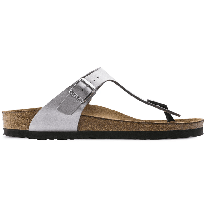 Birkenstock Birkenstock Gizeh Silver Smal Voetbed 043853