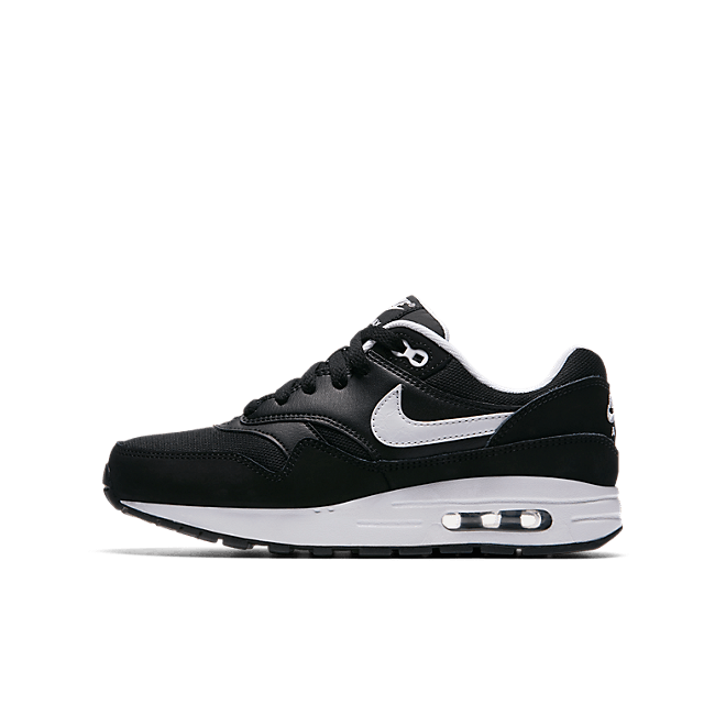 Nike Air Max 1 GS Black White Kids 807602-001
