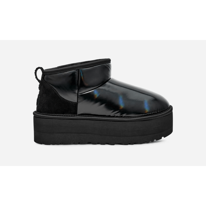 UGG Ultra Mini Platform Hi Shine Boot Black 1144048-BLK