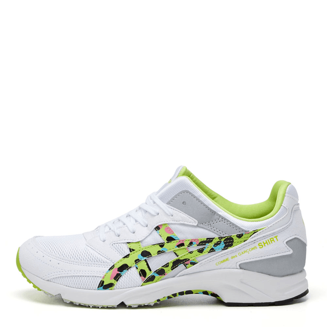 ASICS x CDG SHIRT in White / Lime White FH K100 W21 2