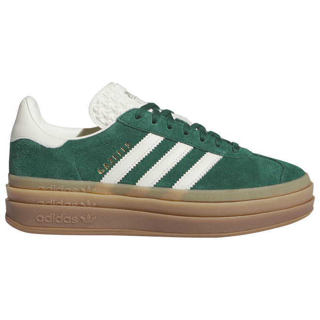adidas Gazelle Bold Womens "Green / White / Gold" IF7160