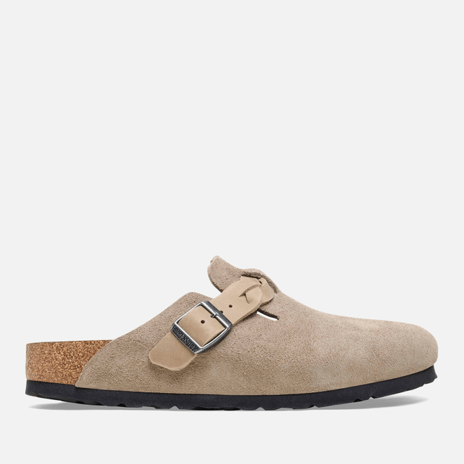 Birkenstock Women's Boston Slim Fit Suede Braided Mules 1026694