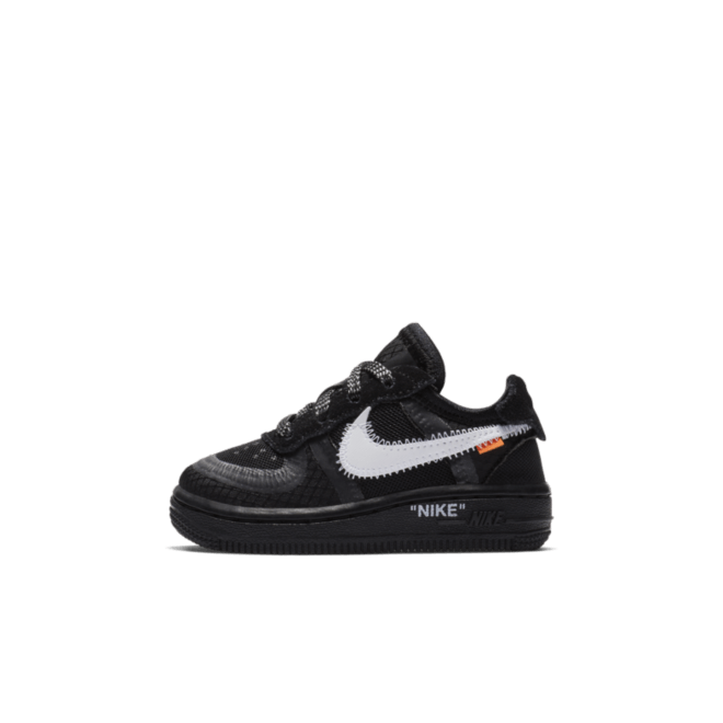 Off-White X Nike Air Force 1 TD 'Black' BV0853-001