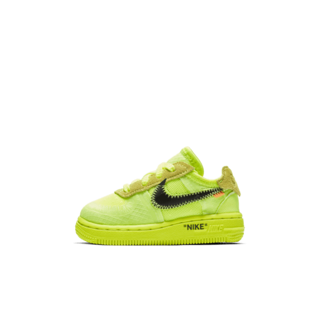 Off-White X Nike Air Force 1 TD 'Volt' BV0853-700