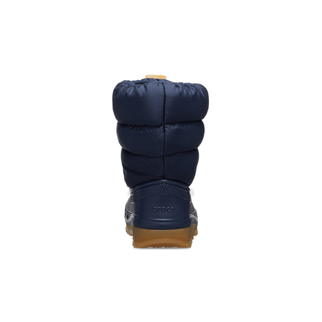Crocs Kids Classic Neo Puff Boot Boots Navy / Gum 207684-4PQ