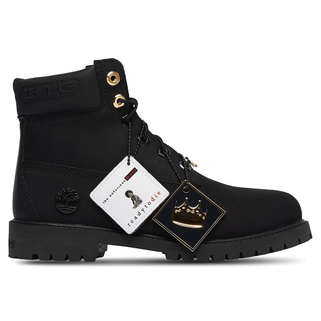 Timberland 6" Premium Boot The Notorious B.I.G. Black (GS) TB0A6BET-ENJ