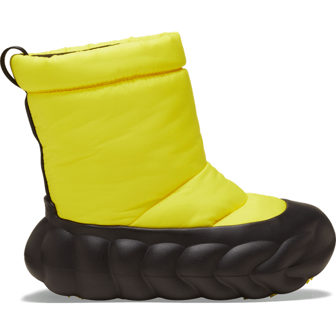 Crocs Unisex OverPuff Boot Boots Cyber Yellow / Multi 210667-77K