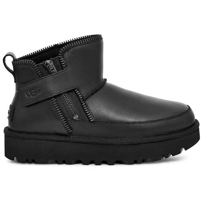 UGG Classic Mini Moto Boot Black (Women's) 1164690-BLK
