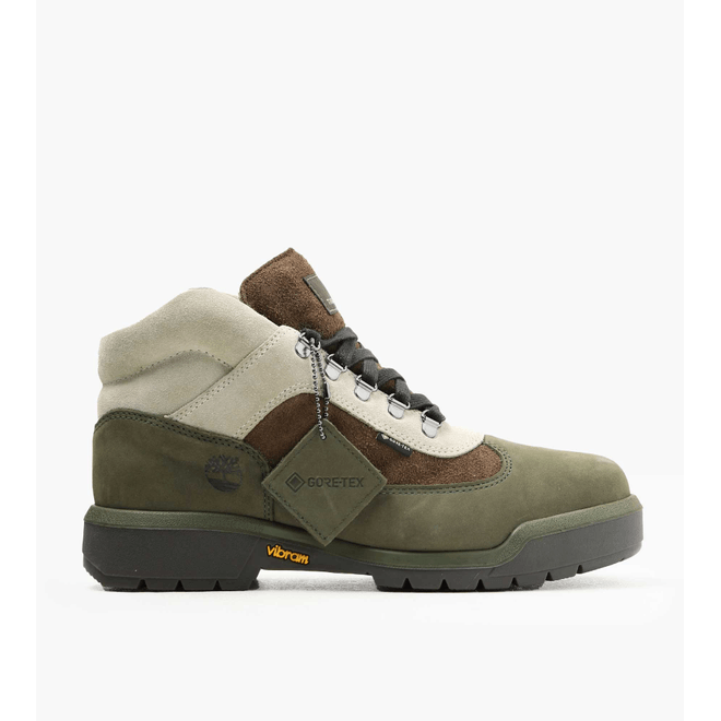 Timberland Field Boot Mid Lace Up Gtx Boot Dark Green Nubuck TB0A2NRWEO61