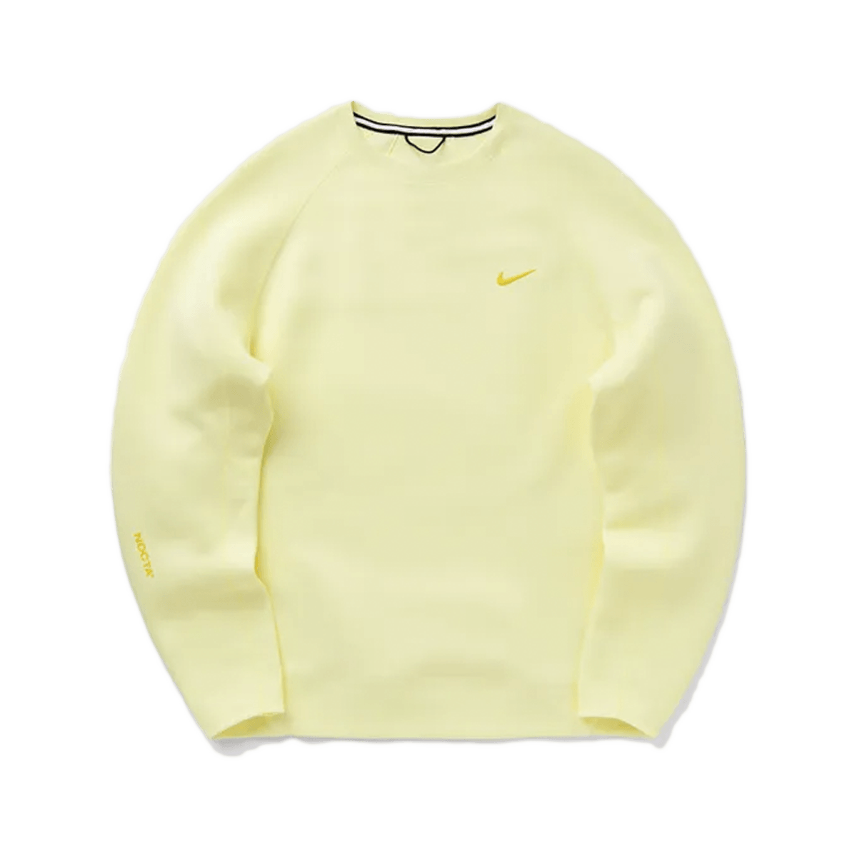 NOCTA x Nike Tech Fleece Crewneck 'Citron Tint' FD8457-821