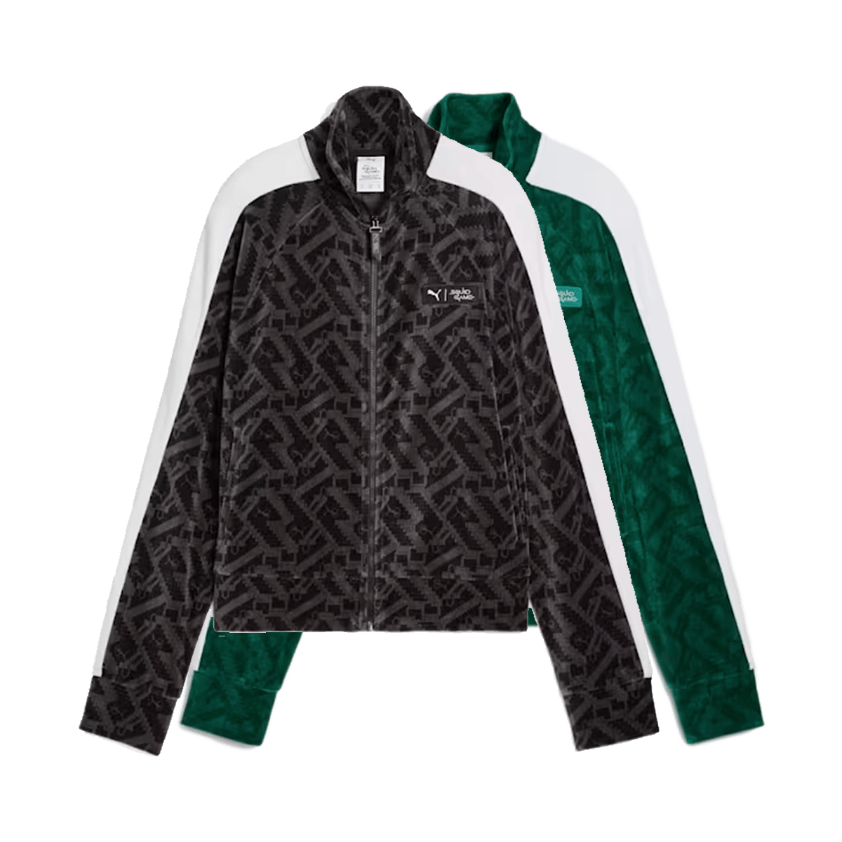 Squid Game x PUMA T7 Jack WMNS 'Black/Mint Tea' 627432_86
