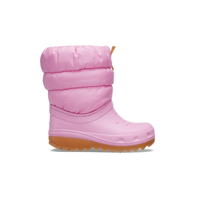 Crocs Kids Toddler Classic Neo Puff Boot Boots Pink Tweed 207683-6XQ