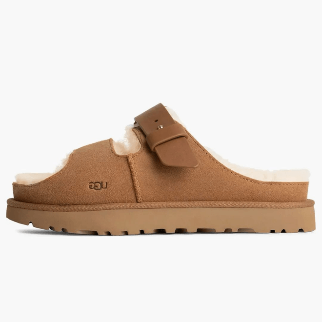 UGG® Greenport Strap Slide Women Brown 1167611-CHE