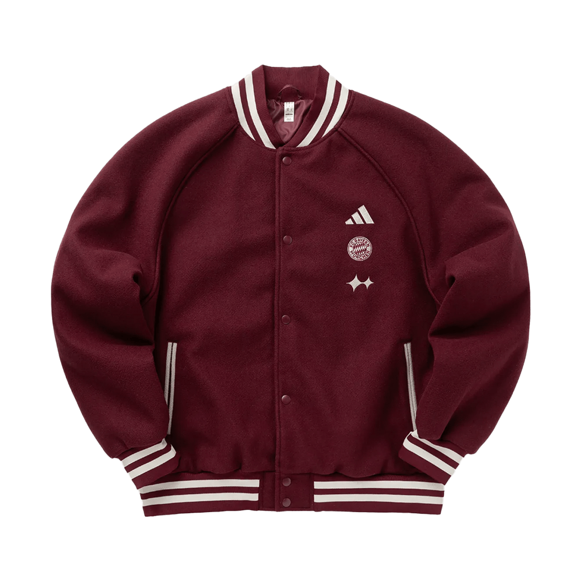 BSTN x FC Bayern x adidas Jacket 'Maroon' JF0583