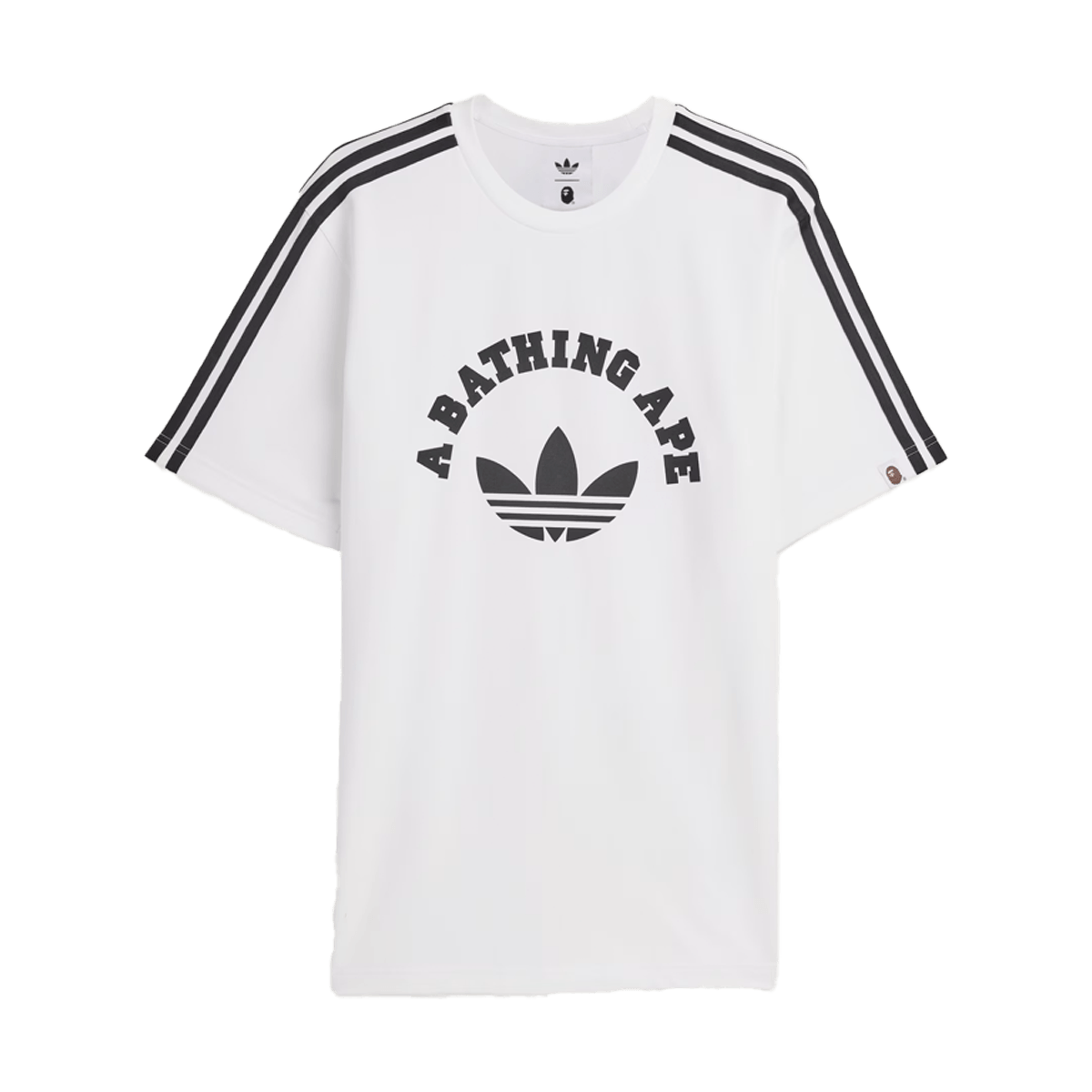 BAPE x adidas T-Shirt 'White' JN7120