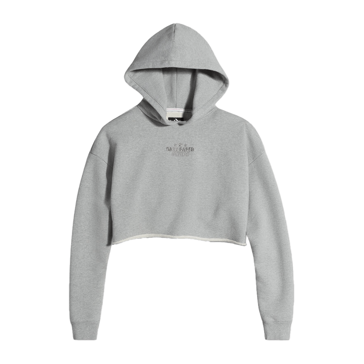 Daily Paper x Converse Cropped Hoodie WMNS 'Vintage Grey' 10028536