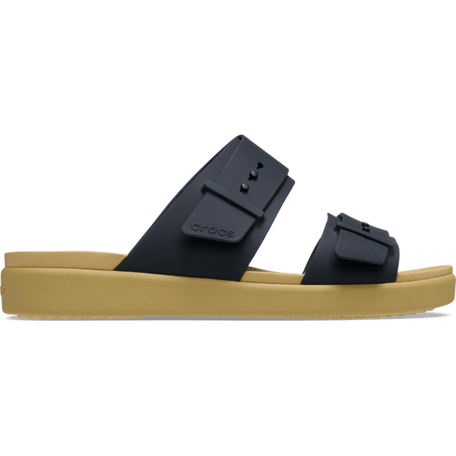 Crocs Women Brooklyn Buckle Low Low Sandals Black 211215-00W
