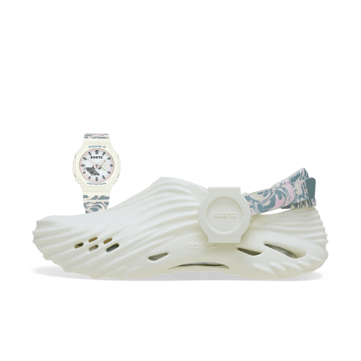 G-SHOCK x Crocs Echo Wave 'White' - Bundle 211790-90H