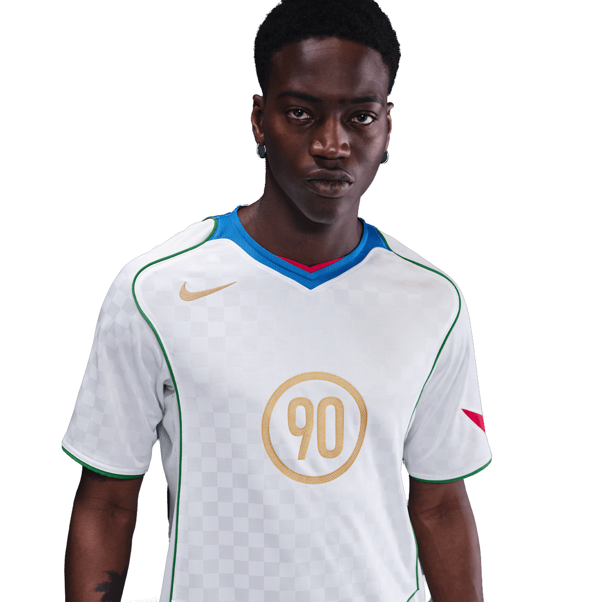Nike Total 90 Soccer Jersey 'White' IB4210-100