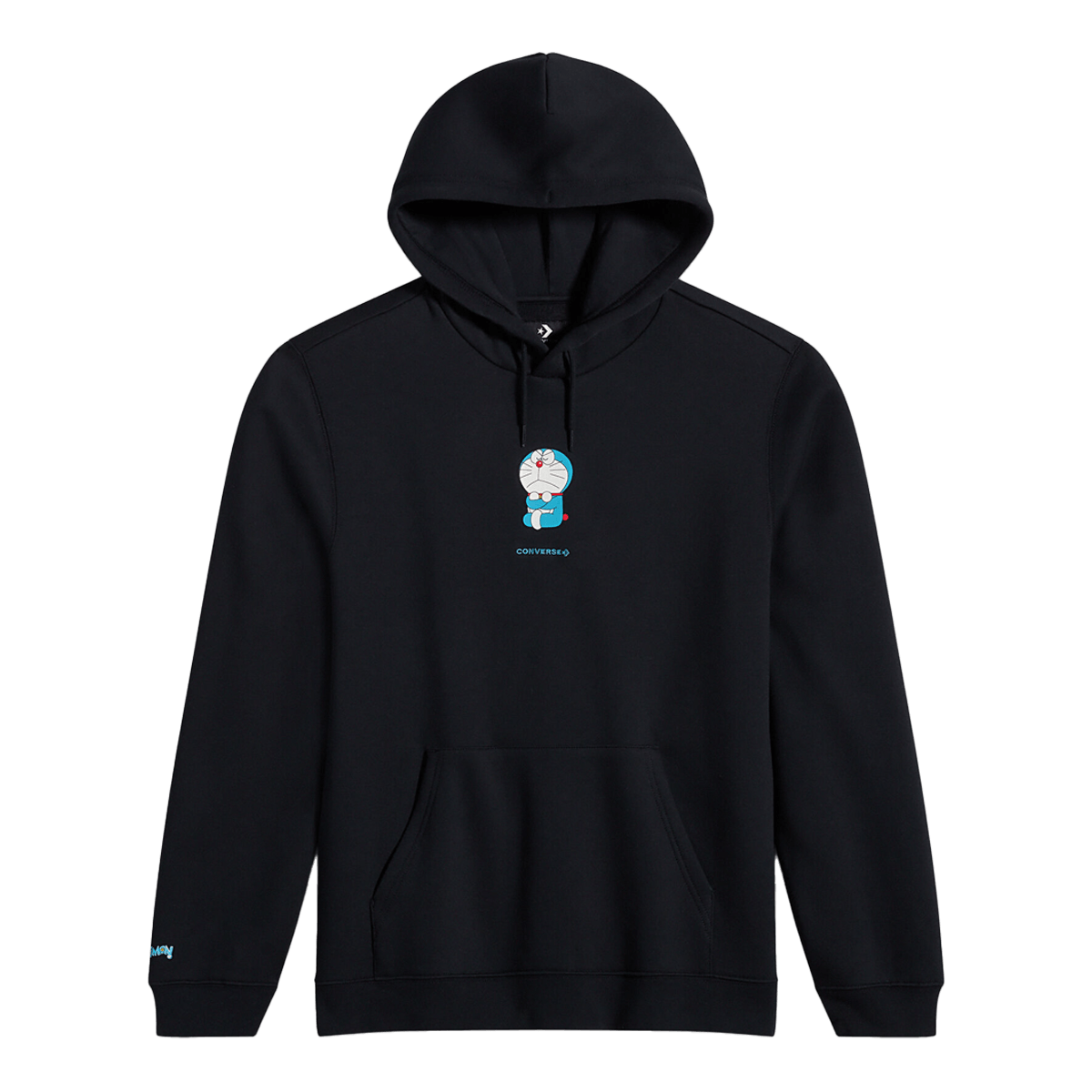 Doraemon x Converse Graphic Hoodie 'Black' 10028895-A01