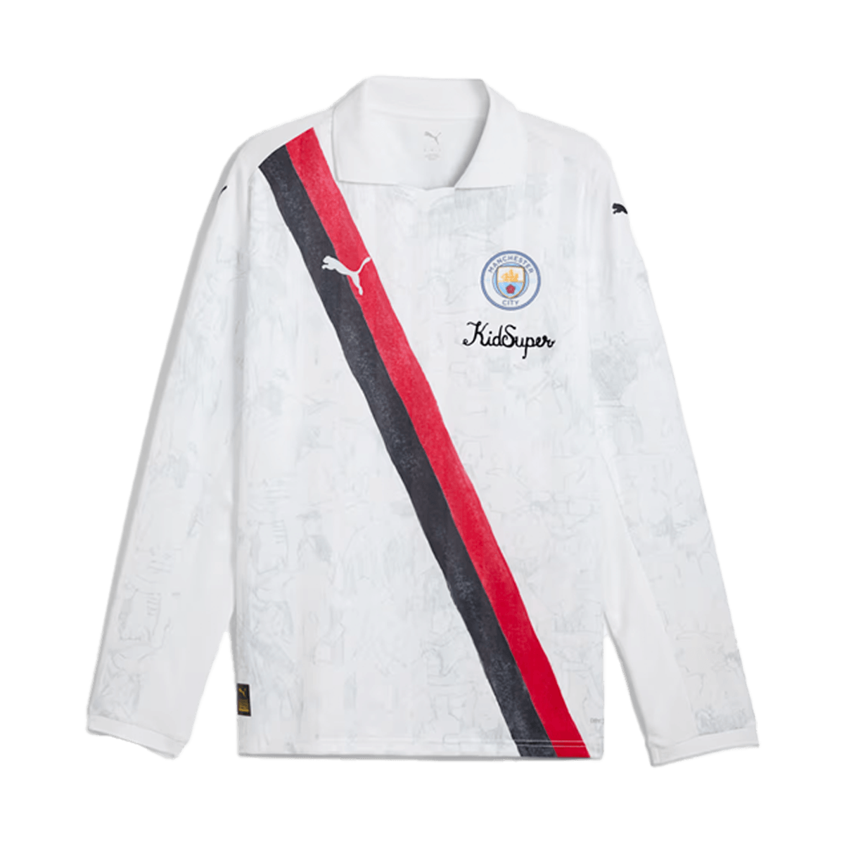 KidSuper x PUMA Manchester City Retro Jersey 'White' 606850-07