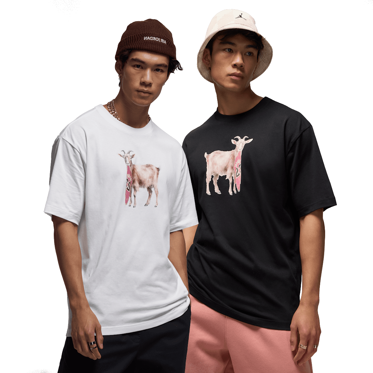 Jordan Tee 'GOAT - Black & White' IF0786-100
