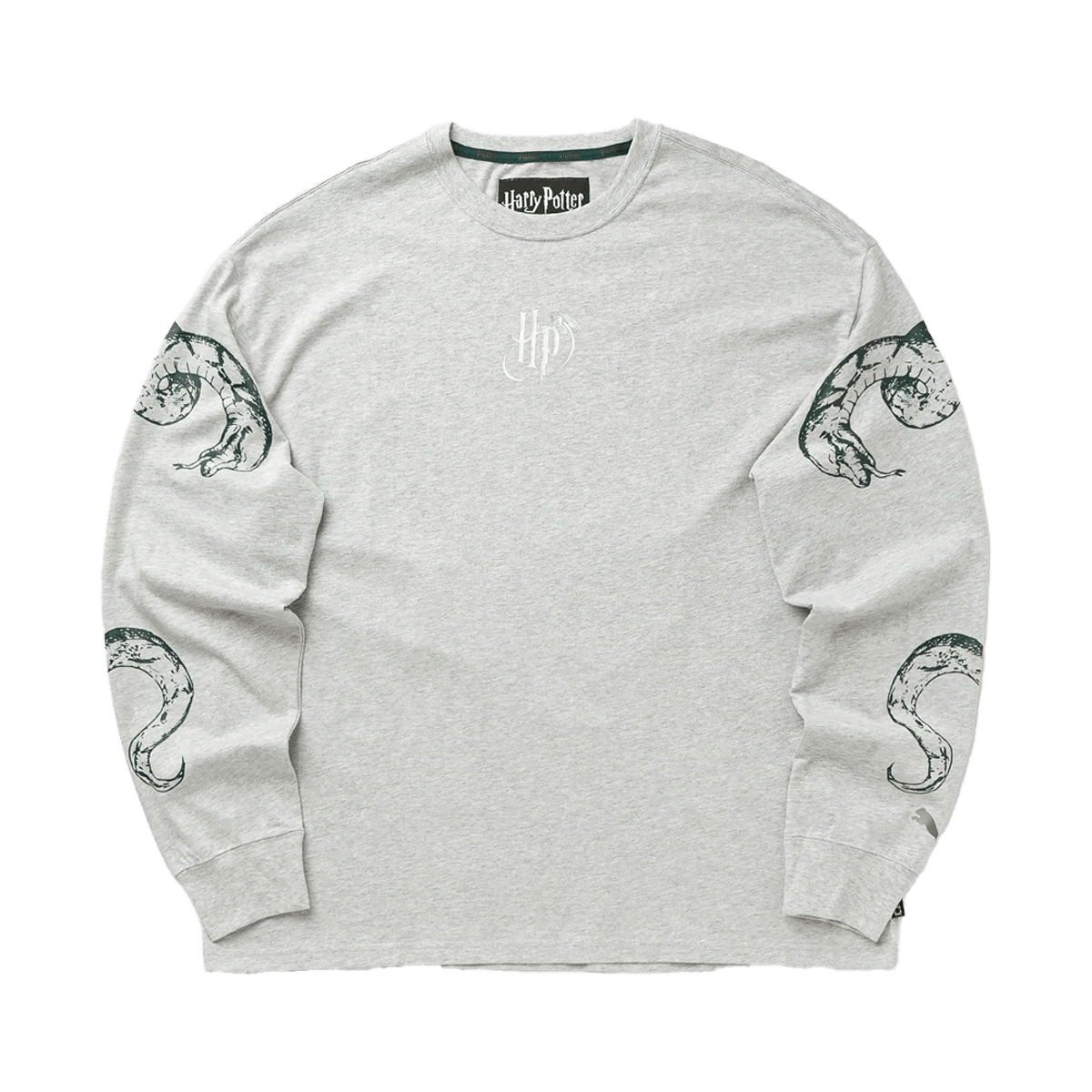 Harry Potter x PUMA Long Sleeve Tee 'Light Gray Heather' 633116-01
