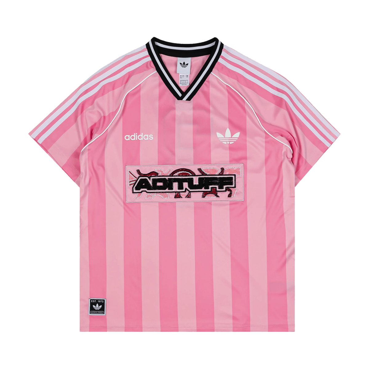 adidas Striped Jersey WMNS 'True Pink' KD2272