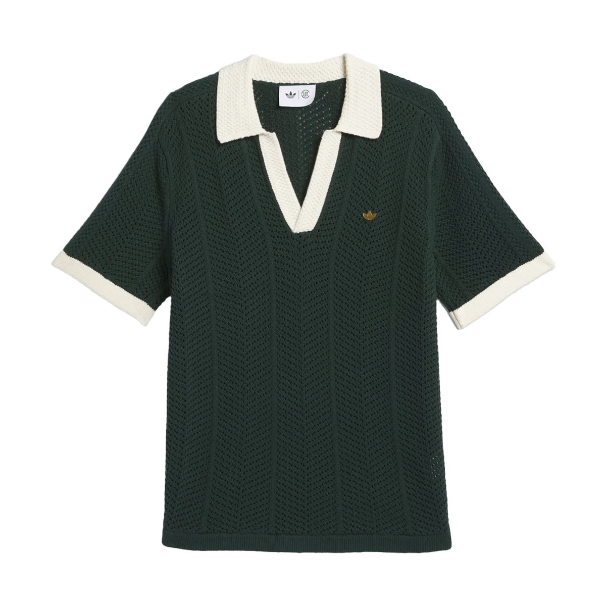 CLOT x adidas Knit Polo 'Green Night' IK2942
