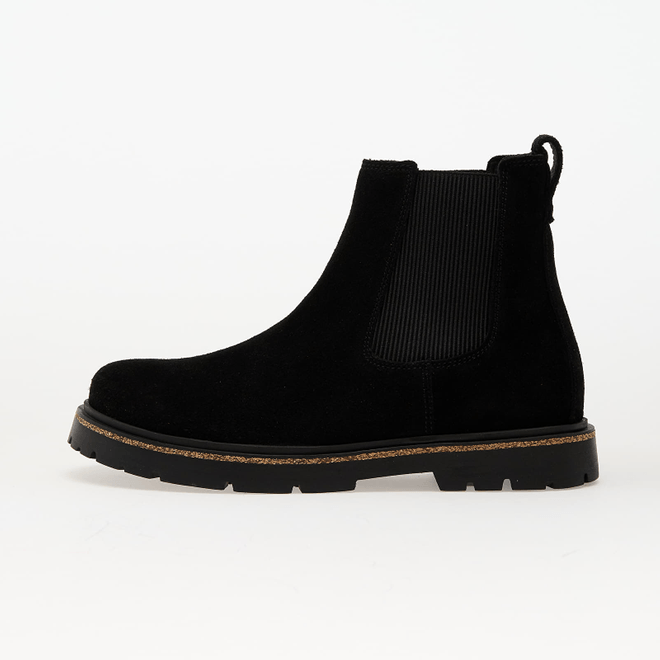 Birkenstock Highwood Slip On Women Suede Leather Black 1028211