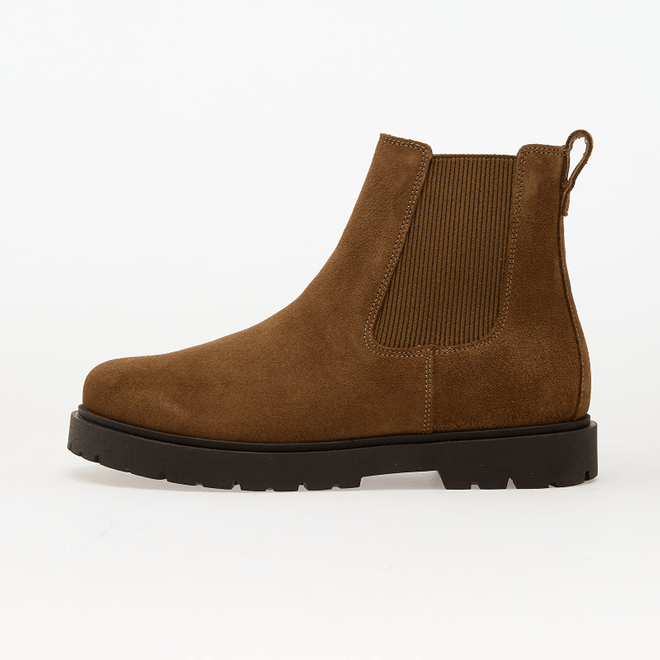 Birkenstock Highwood Slip On Women Suede Leather Dark Tea 1030632