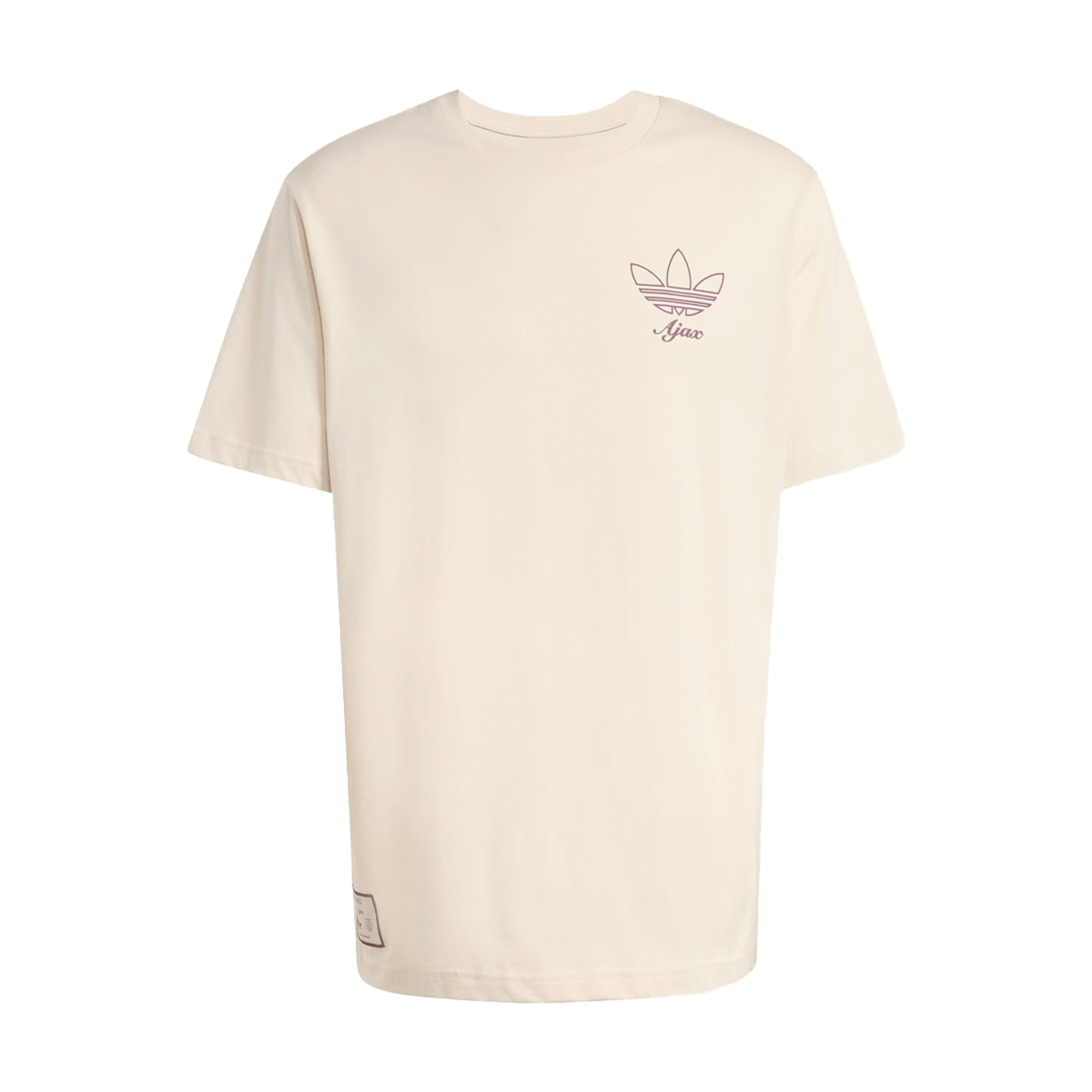 adidas Ajax Terrace Icons Graphic T-shirt 'Halo Ivory' JM7353