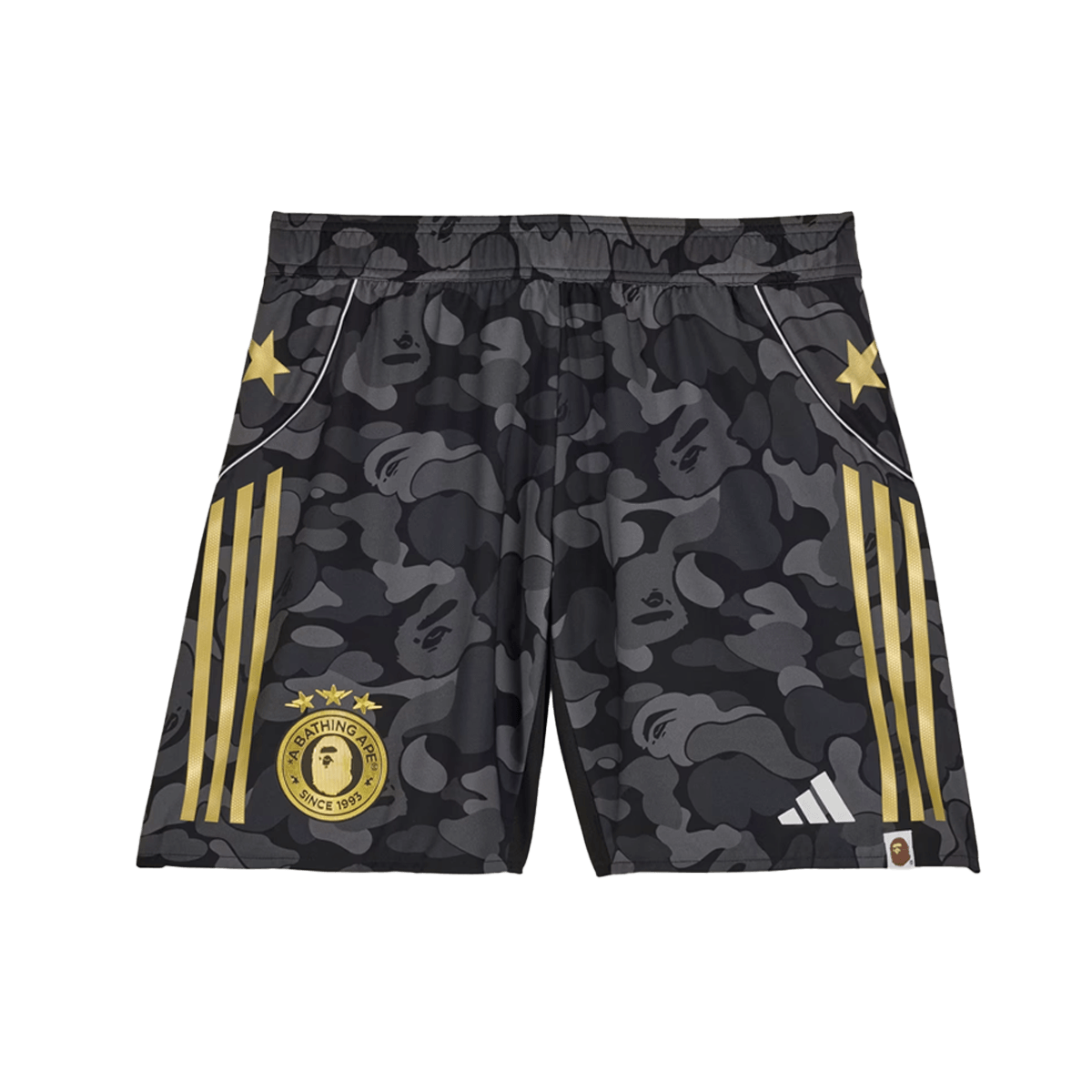 BAPE x adidas Football Shorts 'Black' KB2204