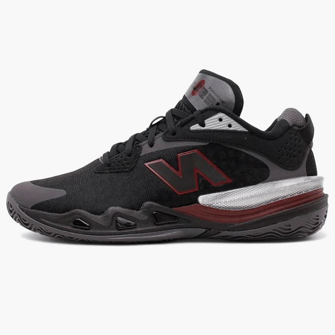 New Balance Bb Hesi Low V2 Black Crimson BBHSLMT2
