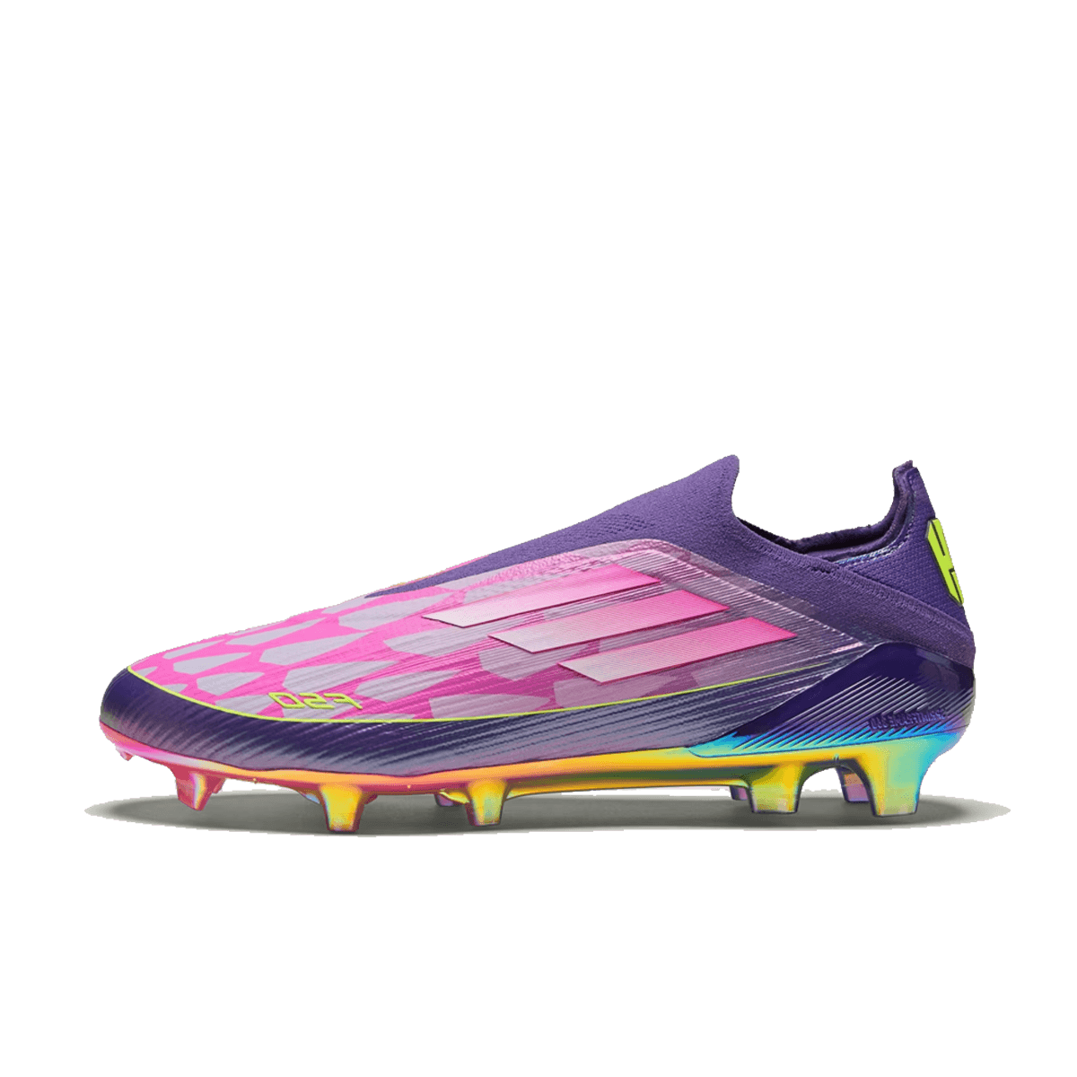 Lamine Yamal x adidas F50 Elite Laceless 'Purple' - Firm Ground JS0560