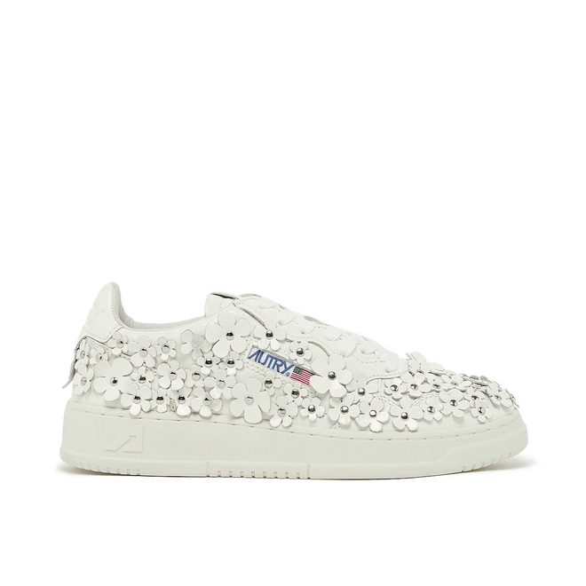 Autry Wmns Medalist Low Weiße Sneaker AULWPW02