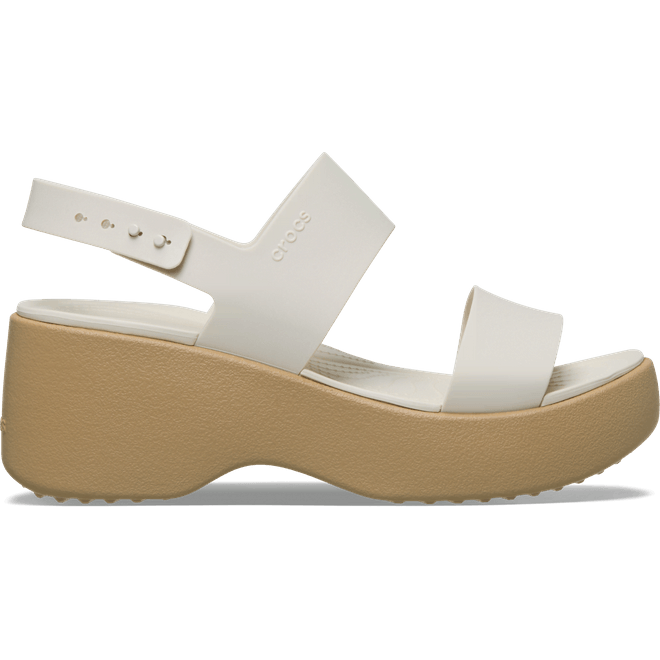 Crocs Women Brooklyn Sky Sandals Frappé/Cashew 212250-2MQ