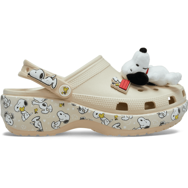 Crocs Women Peanuts Classic Platform Clogs Multi 212118-90H