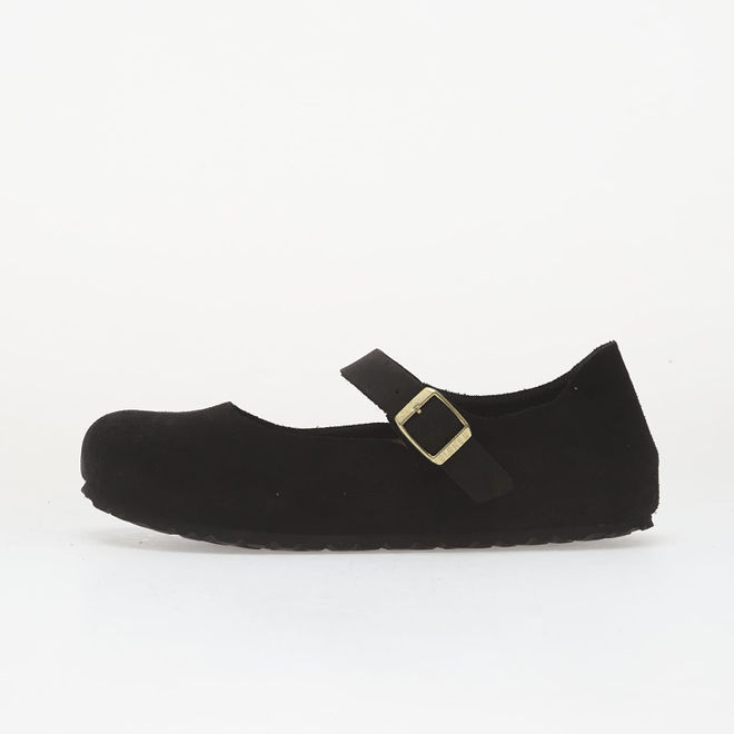 Birkenstock Mantova Suede Leather Women Black 1030423