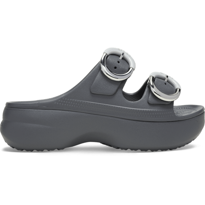 Crocs Saturday Platform Dipped Buckle Sandal Carbon 213246-0YK