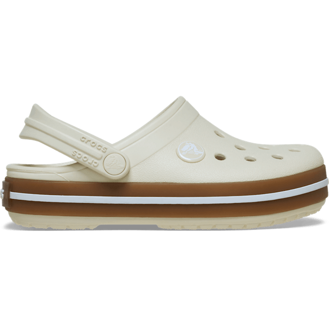 Crocs Kids Toddler Crocband Gum Clogs Summit White 212776-2MD