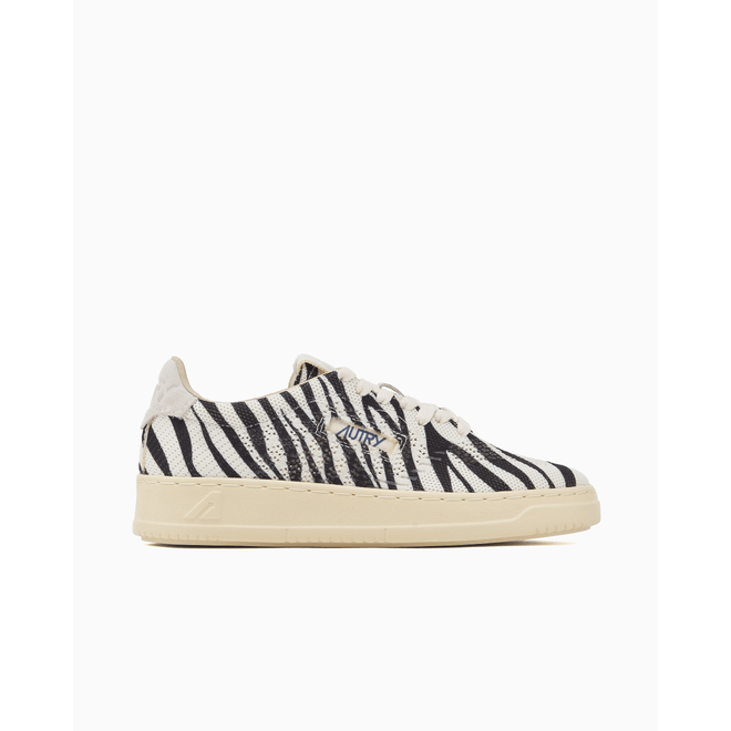 Autry Women's Medalist Easeknit Low "Zebra Print" EKLWAF04