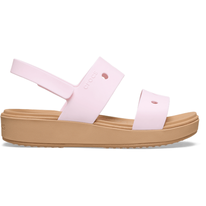 Crocs Kids Brooklyn Sandals Pink Milk/Cashew 212708-7CS