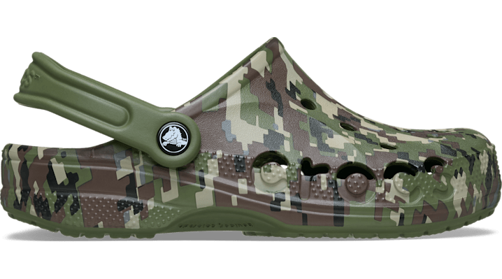 Crocs Baya Seasonal Printed Clogs Army Green & Multi 'Army Green' 206230-3TC